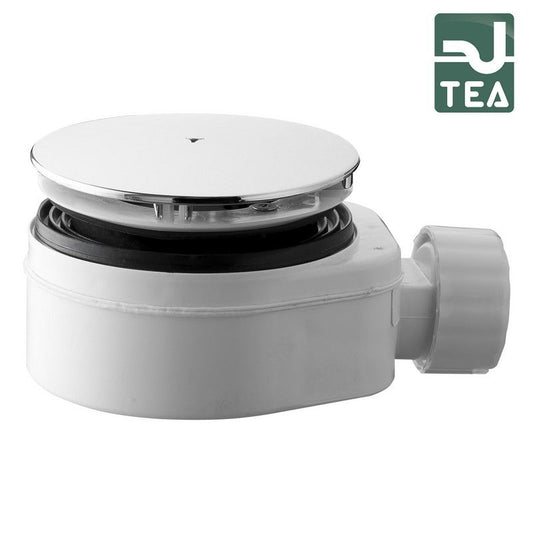 Piletta sifonata in PP con griglia per piatto doccia con foro Ø 90 mm - TEA Auva Mini