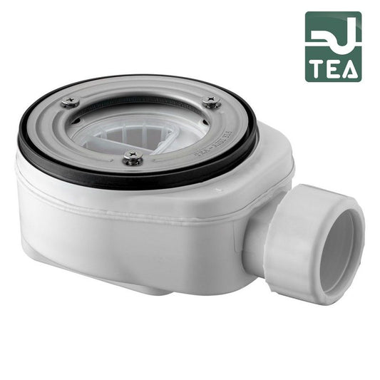 Piletta sifonata in PP senza griglia per piatto doccia con foro Ø 90 mm - TEA Altair