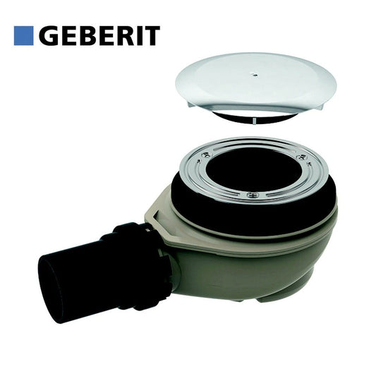 PILETTA Sifone doccia cromo con tappo Ø 90 mm - Geberit 150.552.21.1
