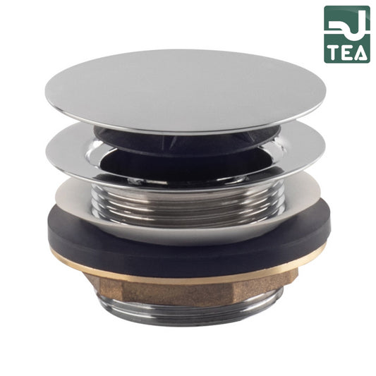 PILETTA TEA DA 1''1/2 CLIC-CLAC IN OTTONE CROMATO PER VASCA SENZA TROPPO PIENO - 8568.060.6