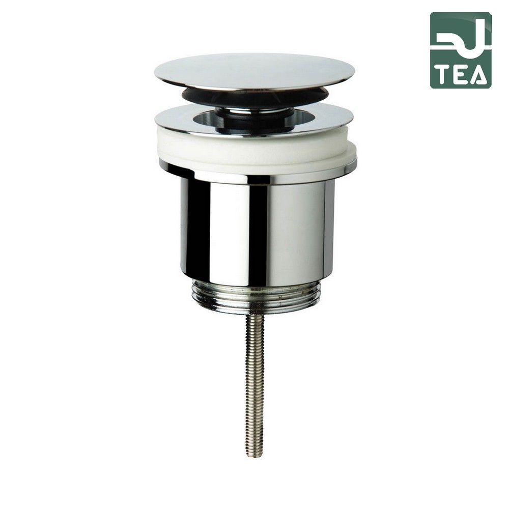 Piletta TEA vite clic-clac Ø 63 x 1'' 1/4 in ottone cromato per lavabo e bidet