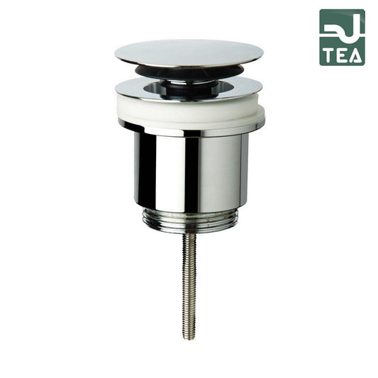 Piletta TEA vite clic-clac Ø 63 x 1'' 1/4 in ottone cromato per lavabo e bidet