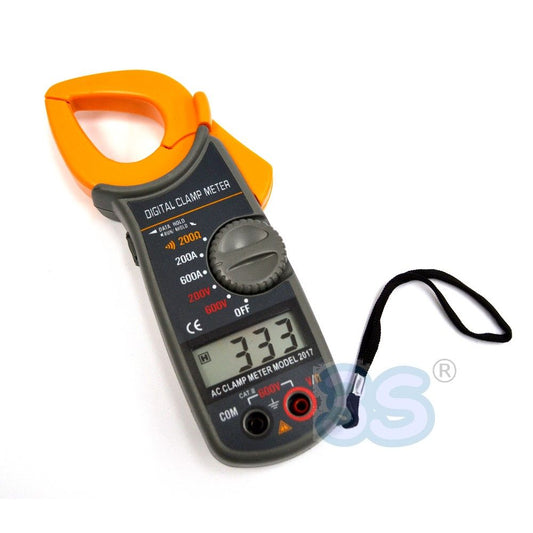 CM-2017 digital clamp meter with test leads and case