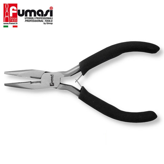 Pinza di precisione con becco lungo punta zigrinata - FUMASI