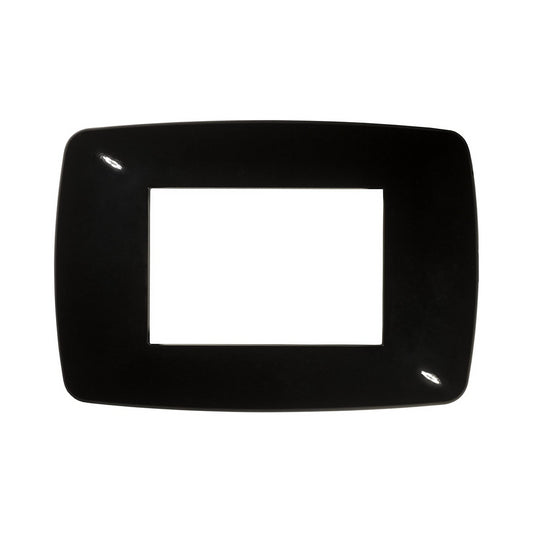 Placca Brio 3M Nero antracite Compatibile con Living International / Light - Feb Elettrica