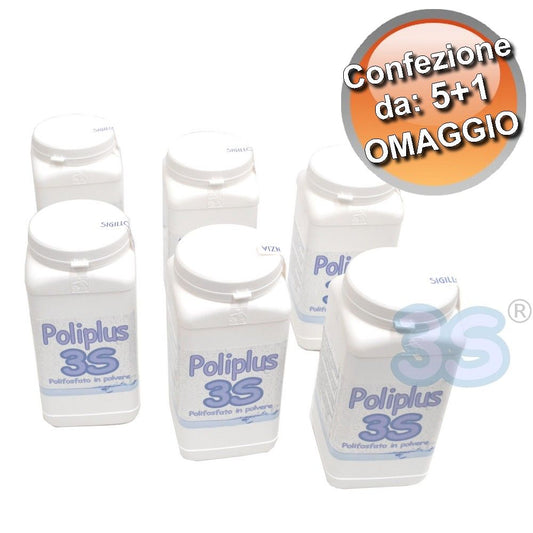 PoliPlus - 1kg Universal Polyphosphate Powder Refill - 6-Piece Pack