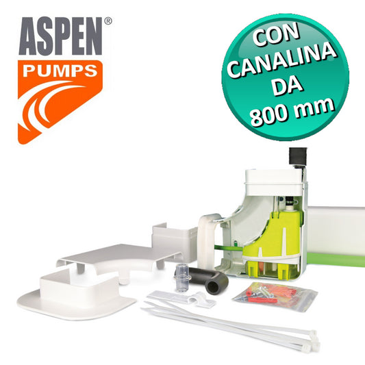 Air conditioning condensate pump with NEW Mini LIME silent+ Aspen Pumps duct with Plug &amp; Play
