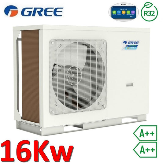 Pompa di calore monoblocco aria acqua Gree Versati 3 R32 16,0 Kw 1 PH
