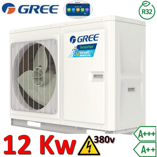 Pompa di calore monoblocco aria acqua Gree Versati IV - R32 12,0 Kw 3 PH 380V