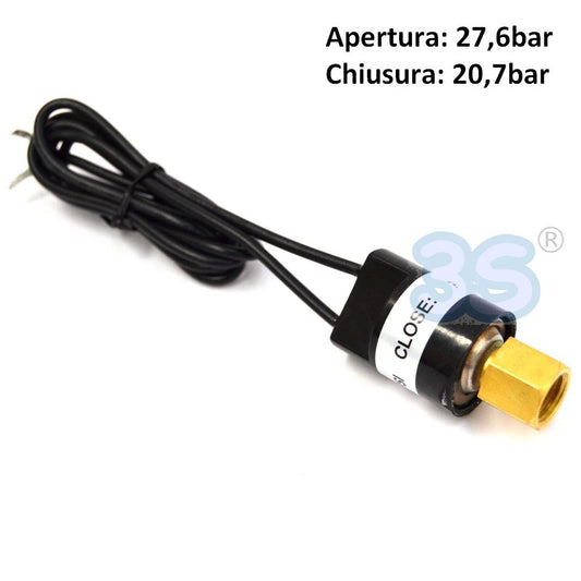 Pressostato a cartuccia attacco 1/4'' sae alta pressione 27,6 - 20,7 Bar