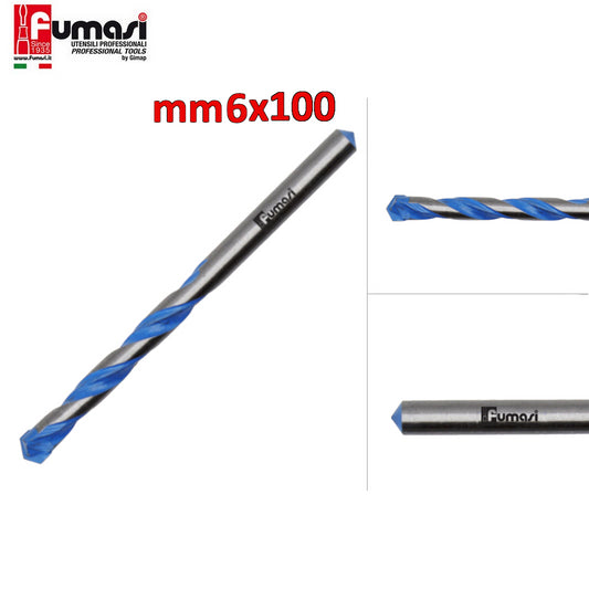 Punta elicoidale universale Ø 6x100 mm per avvitatore e trapano ad alte prestazioni