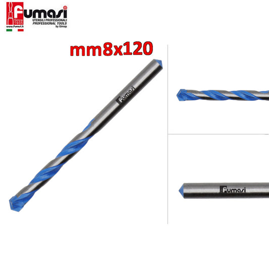 Punta elicoidale universale Ø 8x120 mm per avvitatore e trapano ad alte prestazioni