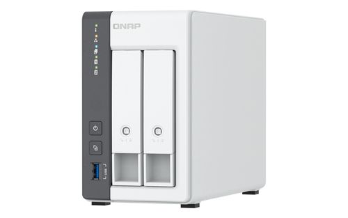 QNAP NAS TS-216G, 2-BAY ARM 4C 2.0GHZ, 2 X SATA 6GB/S 3.5"/2.5", 4GB RAM ON-BOARD, 1 X GBE, 1