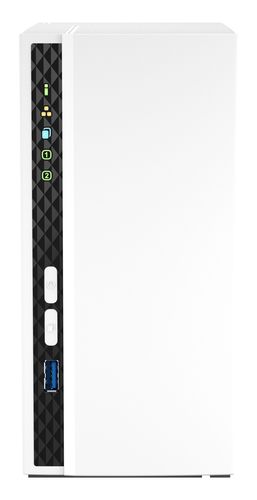 QNAP TS-233 Tower NAS and Storage Server ARM Cortex-A55 2GB 0TB QNAP QTS White