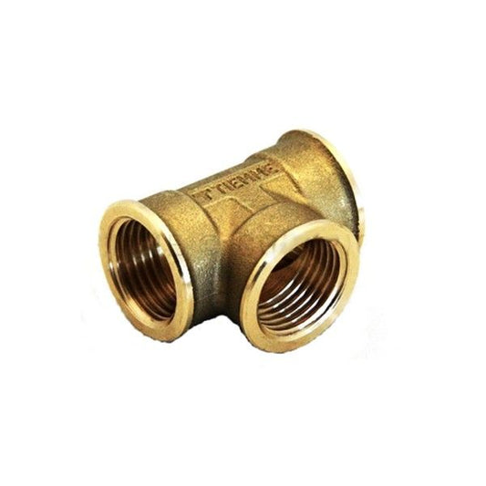 1/2'' FFF TEE fitting in brass - water and gas