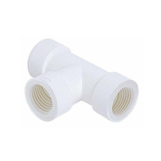 Raccordo a TEE femmina femmina femmina per tubo rigido Ø 20 mm in PVC per scarico condensa