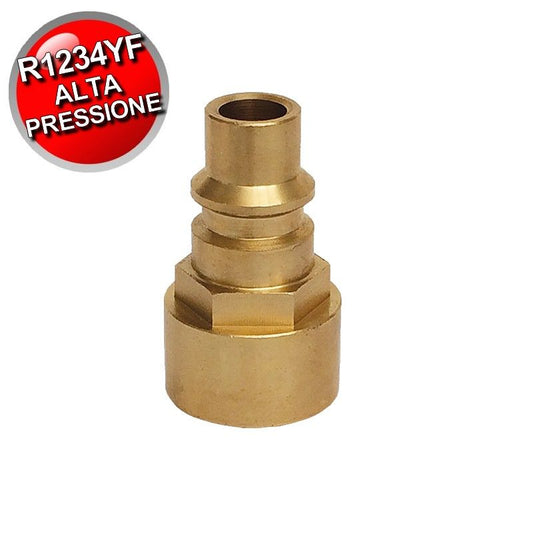 Raccordo adattatore attacco rapido alta pressione x 1/2'' ACME sinistro per bombola Dupont R-1234yf