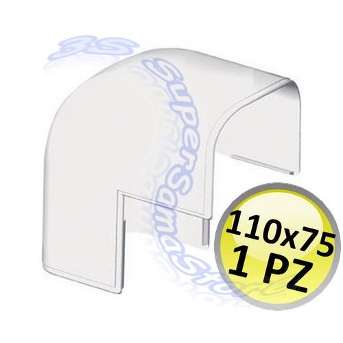 Raccordo angolo esterno per canalina 110x75mm - 1 PZ