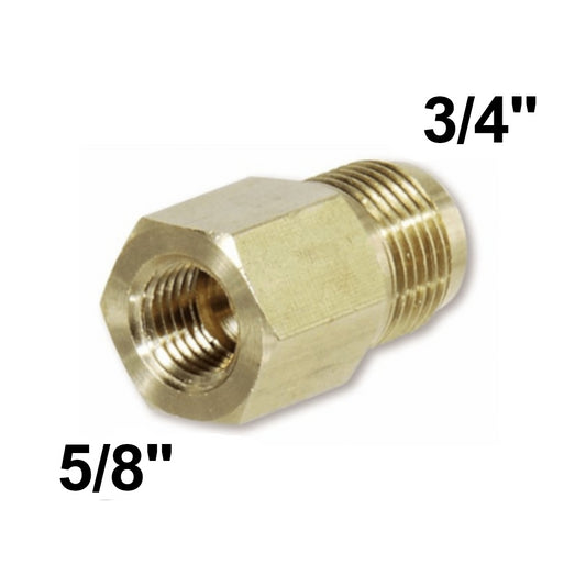 SAE F 5/8'' x M 3/4'' reduced joint fitting