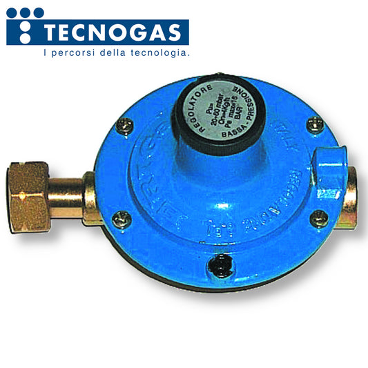 Regolatore bassa pressione GPL , portata 4 Kg/h - uscita 3/8'' F