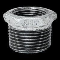 Riduzione 1''1/2 Maschio x 3/4'' femmina in ghisa malleabile zincato