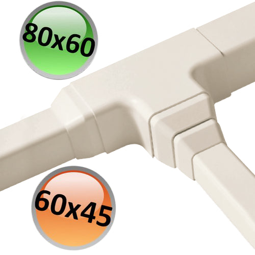 Riduzione 60x45 - 80x60 - per canalina - 1 PZ