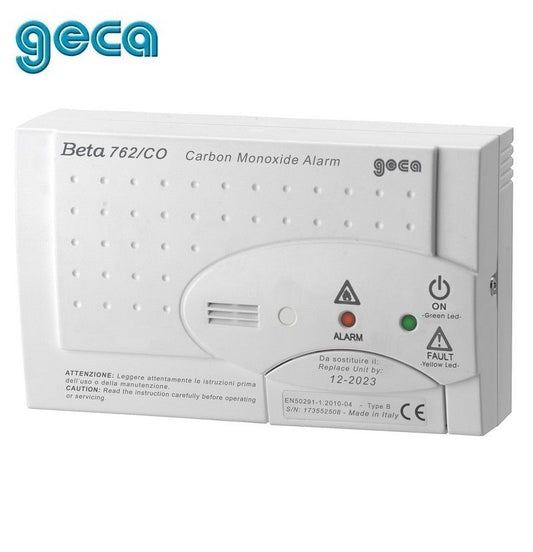 Battery-Powered Carbon Monoxide Leak Detector - BETA 762/CO