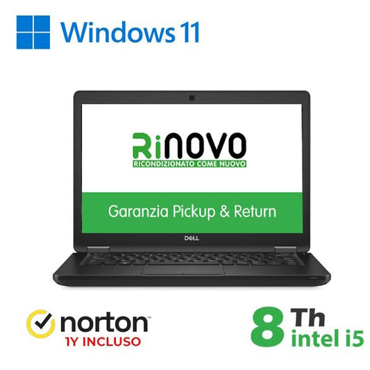 REFURBISHED DELL NB REFURBISHED LATITUDE E5490 I5-8X00U 8GB SSD 256GB 14" W11P NO DVD GRADE A 1Y