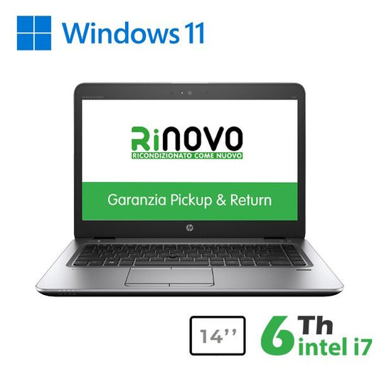 REFURBISHED HP NB REFURBISHED 840 G3 I7-6X00U DDR4 16GB SSD 240GB W11P NO DVD GRADE A 1Y