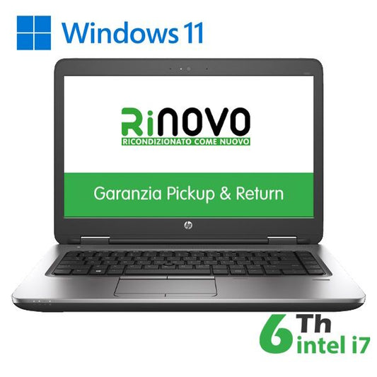 RINOVO HP NB REFURBISHED PROBOOK 640 G2 I5-6X00 DDR 16GB SSD 240GB W11P 14 1Y 3M BATTERY