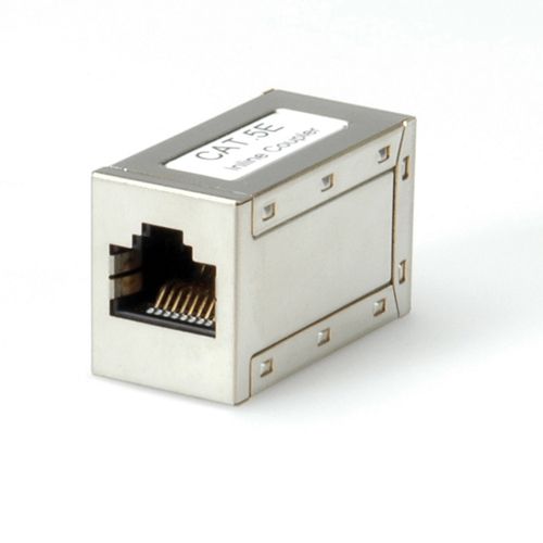 ROLINE MODULAR COUPLER CAT5E CLASS D STP RJ45 SILVER