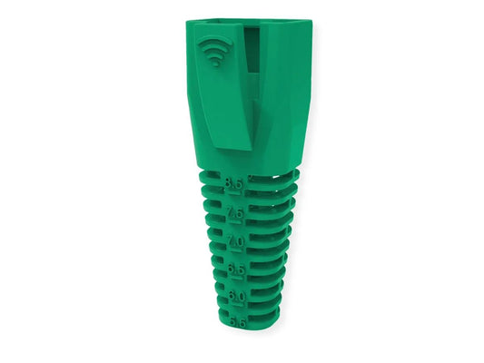 ROLINE PROTECTIVE CAP FOR RJ45, CUTTABLE, 10 PIECES, GREEN