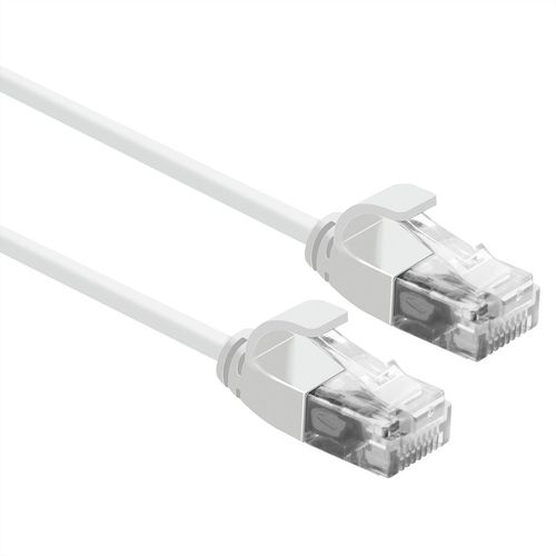 ROLINE UTP DATA CENTER PATCHCORD CAT.6A, CLASS EA, LSOH, SLIM, WHITE, 1M