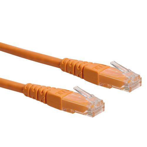 ROLINE UTP PATCHCORD CAT.6, CLASS E, ORANGE, 3M