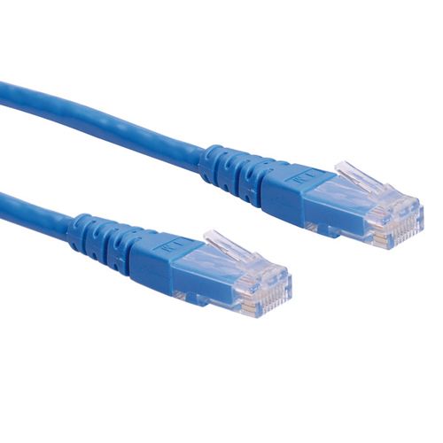 ROLINE UTP CABLE PATCHCORD CAT.6, CLASS E, BLUE, 2M