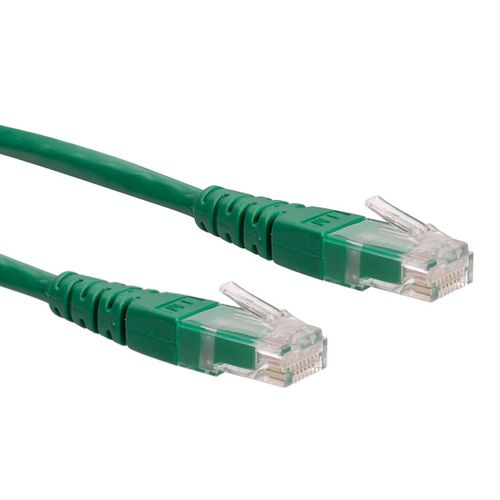 ROLINE UTP PATCHCORD CABLE CAT.6, CLASS E, GREEN, 2M