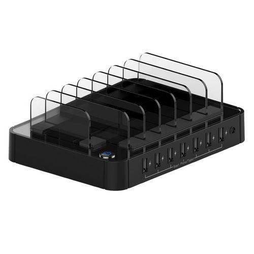 ROLINE TABLET CHARGING STATION, CELL, USB, 7 PORTS