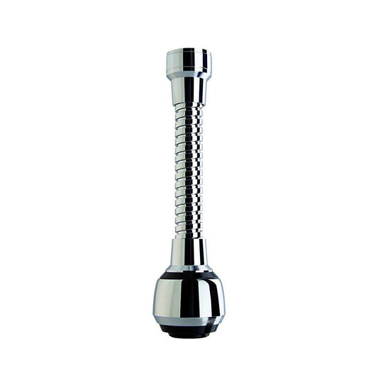Flexible jet aerator with shower aerator, 22x1 female thread connection, chrome-plated