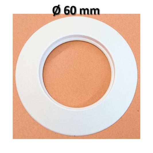 Rosone passante bianco Ø 60 mm - per canna fumaria caldaia