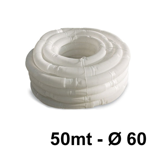 Rotolo 50 mt tubo flessibile in PPH Ø 60mm SMARTFLEX fumi caldaia condensazione