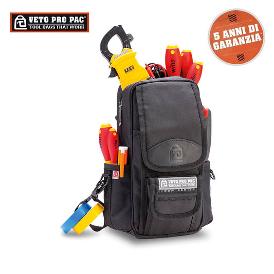 VETO PRO PAC MB2 BLACKOUT Clip-On Tool Pouch - 10 Pockets - AX3577