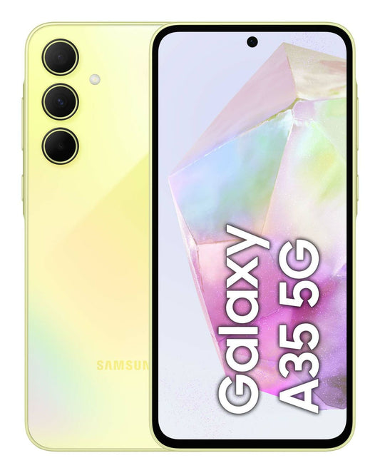 Samsung Galaxy A35 5G Display FHD+ Super AMOLED 6.6”, Android 14, 8GB RAM, 256GB, Dual SIM, Batteria 5.000 mAh, Awesome Lemon