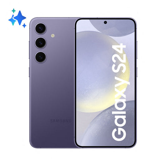 Samsung Galaxy S24 Smartphone AI, Display 6.2'' FHD+ Dynamic AMOLED 2X, Fotocamera 50MP, RAM 8GB, 128GB, 4.000 mAh, Cobalt Viole