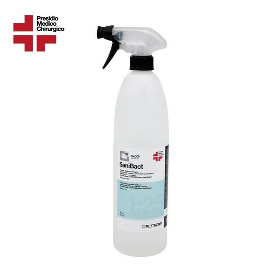 SANIBACT - Disinfettante igienizzante presidio medico chirurgico - soluzione liquida da1 Lt