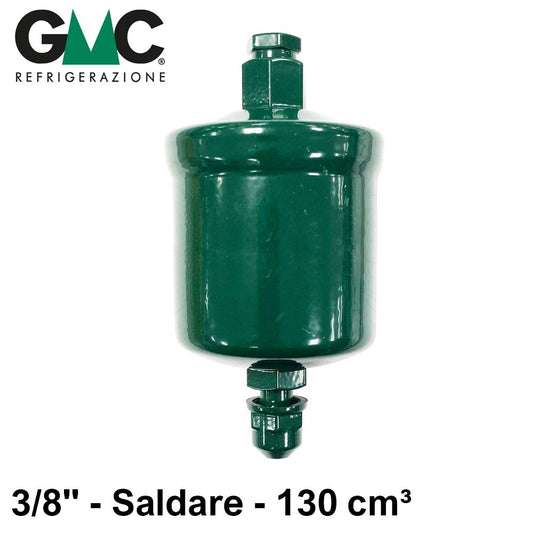 SC083S - Filtro disidratatore GMC a saldare attacchi 3/8'' - 130 cm³ a setaccio molecolare
