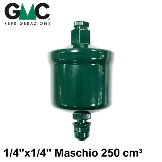 SC162MM - Filtro disidratatore GMC 1/4'' x 1/4'' 250 cm³ a setaccio molecolare