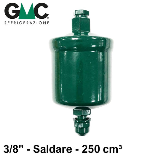 SC163S - Filtro disidratatore GMC a saldare attacchi 3/8'' - 250 cm³ a setaccio molecolare