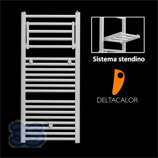 Scaldasalviette termoarredo ECO STYLO stendino bianco 110x50 cm - DELTACALOR