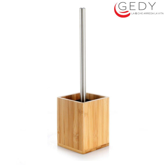 Scopino wc serie BAMBU' in legno di bambù
