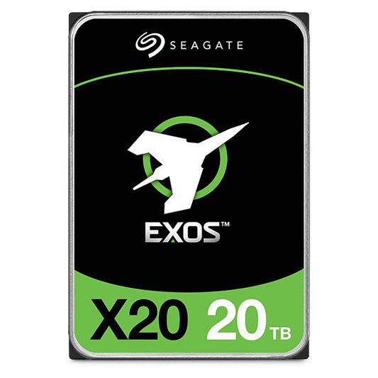 Seagate Enterprise Exos X20 Internal Hard Drive 20 TB 7200 RPM 3.5" Serial ATA III